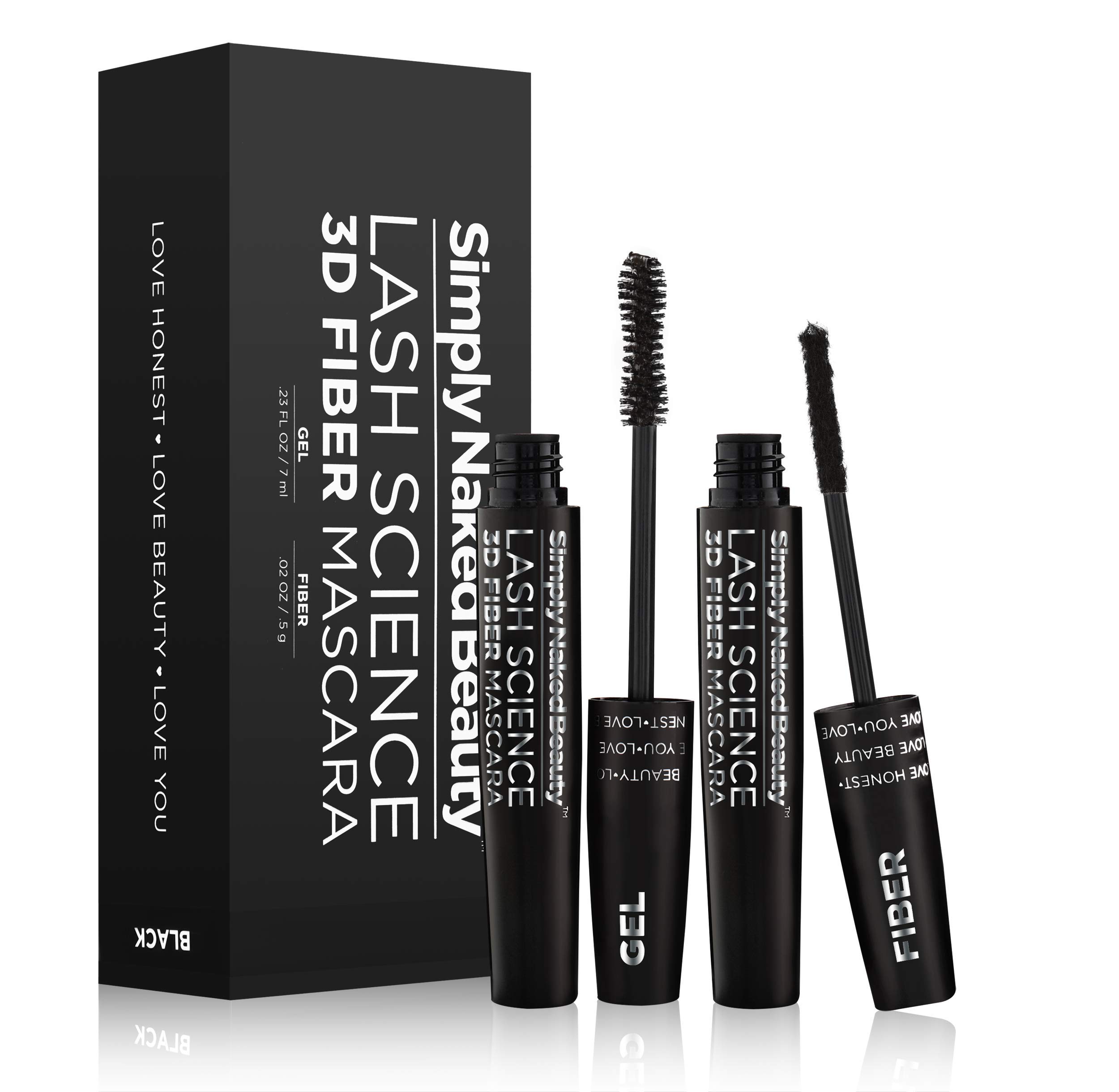 Amazon.com : 3D Fiber Lash Mascara Kit (2 tubes) by Simply Naked